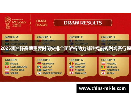 2025澳洲杯赛季重要时间安排全面解析助力球迷提前规划观赛行程 2025澳洲杯赛季重要时间安排全面解析助力球迷提前规划观赛行程