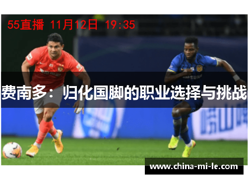 费南多:归化国脚的职业选择与挑战 费南多:归化国脚的职业选择与挑战