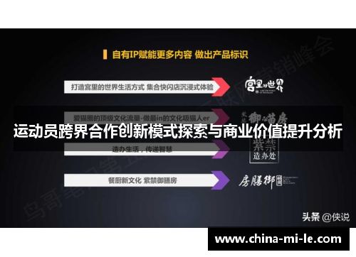运动员跨界合作创新模式探索与商业价值提升分析 运动员跨界合作创新模式探索与商业价值提升分析